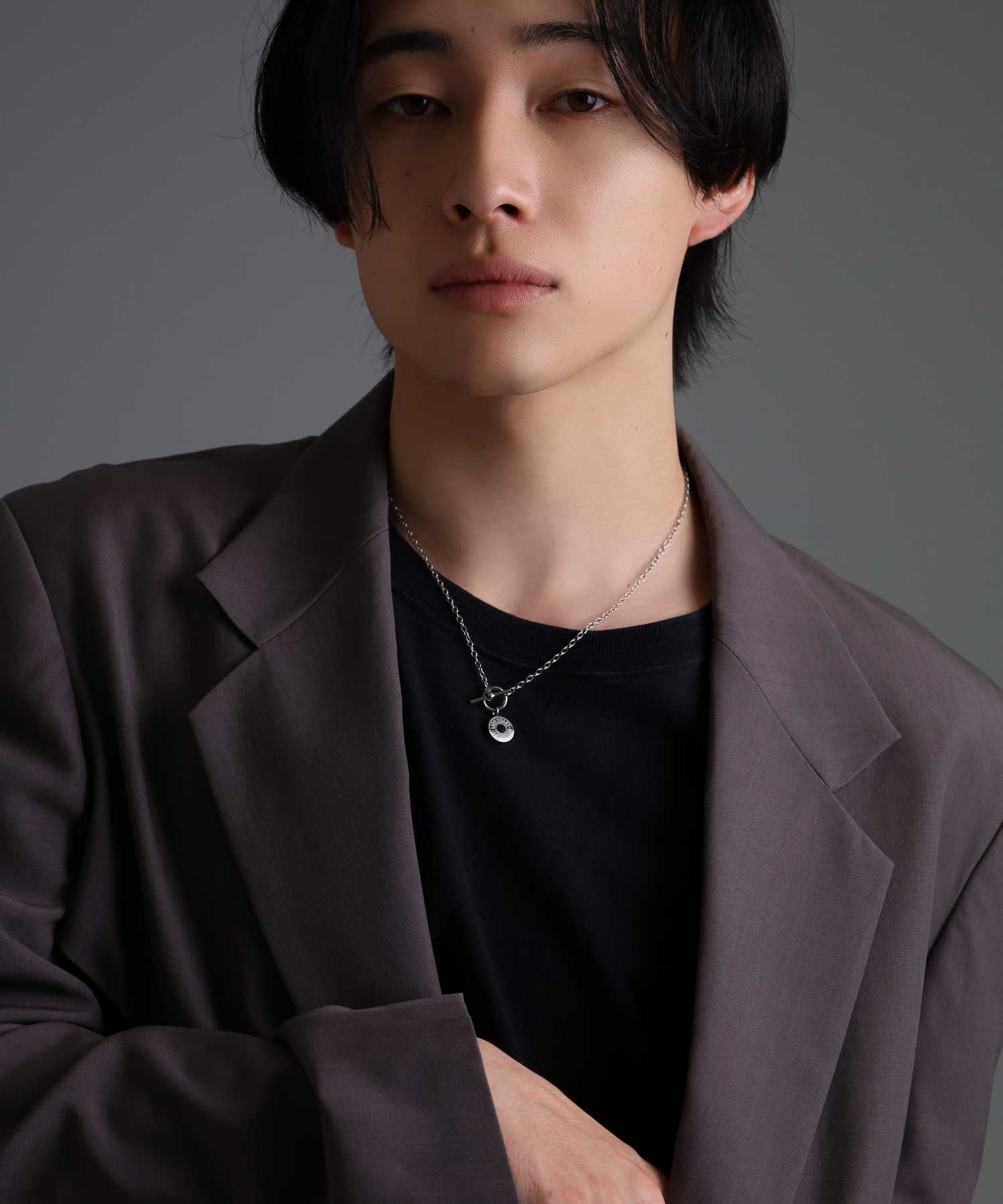 ライオンハート LION HEART 【限定展開】“LH-1”ロゴチャームネックレス/サージカルステンレス(金属アレルギー対応) (シルバー) シルバー