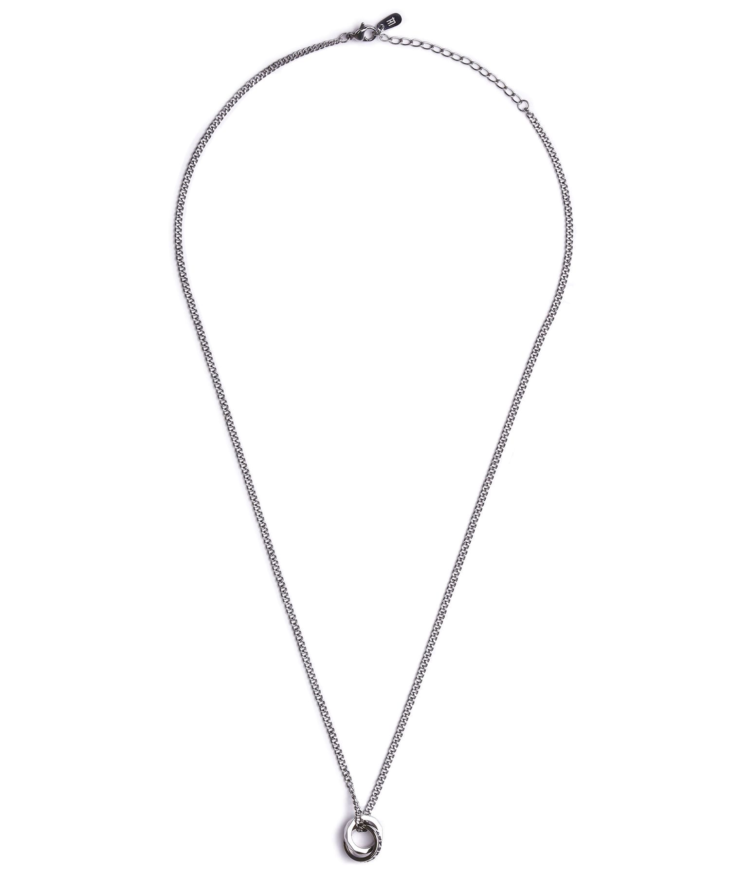 ライオンハート LION HEART 【限定展開】“THE EDGE”シグネチャーカッティングダブルリングペアネックレス/スペシャルパッケージ/サージカルステンレス(金属アレルギー対応) (シルバー) シルバー