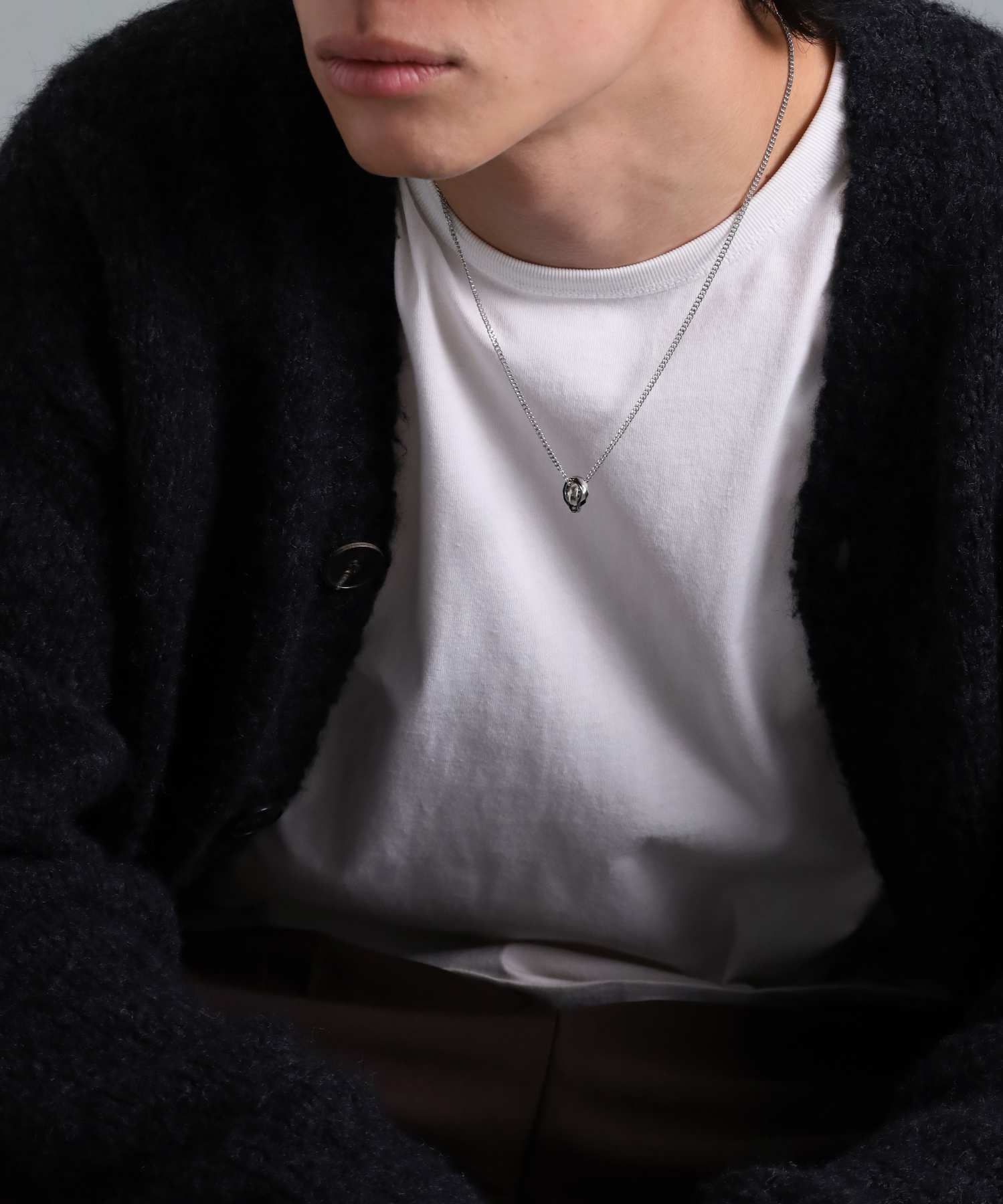 ライオンハート LION HEART 【限定展開】“THE EDGE”シグネチャーカッティングダブルリングペアネックレス/スペシャルパッケージ/サージカルステンレス(金属アレルギー対応) (シルバー) シルバー