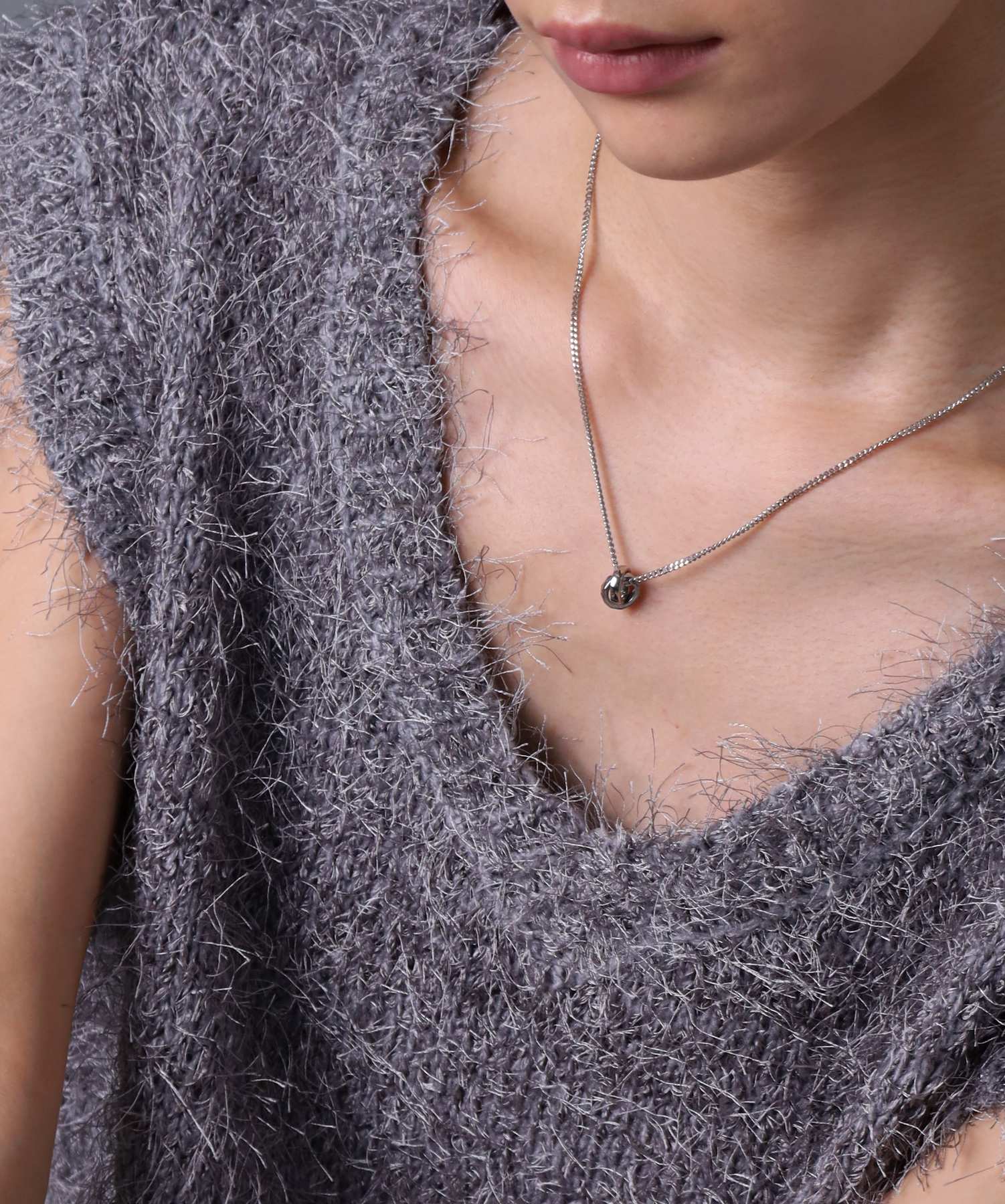 ライオンハート LION HEART 【限定展開】“THE EDGE”シグネチャーカッティングダブルリングペアネックレス/スペシャルパッケージ/サージカルステンレス(金属アレルギー対応) (シルバー) シルバー