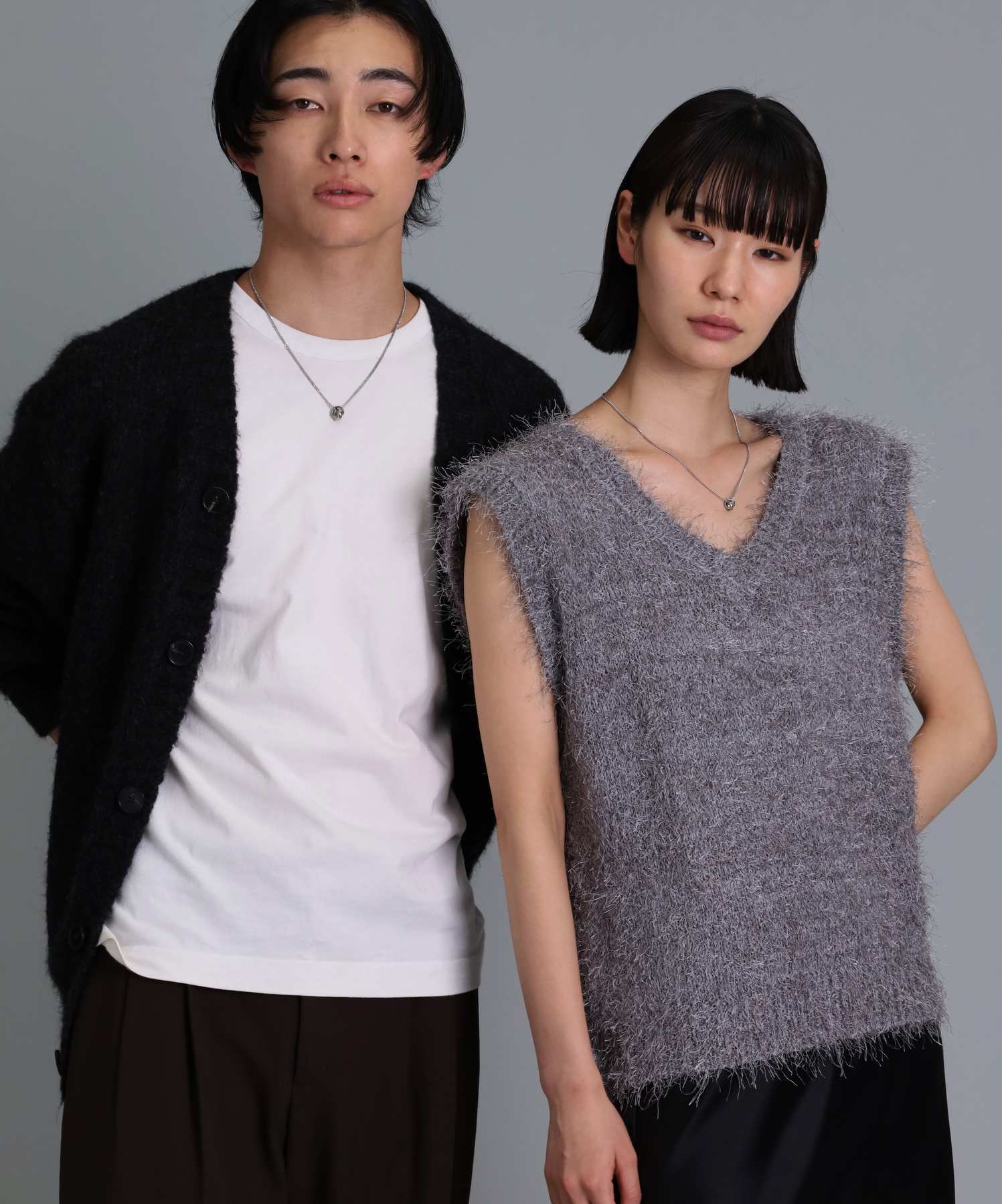 ライオンハート LION HEART 【限定展開】“THE EDGE”シグネチャーカッティングダブルリングペアネックレス/スペシャルパッケージ/サージカルステンレス(金属アレルギー対応) (シルバー) シルバー