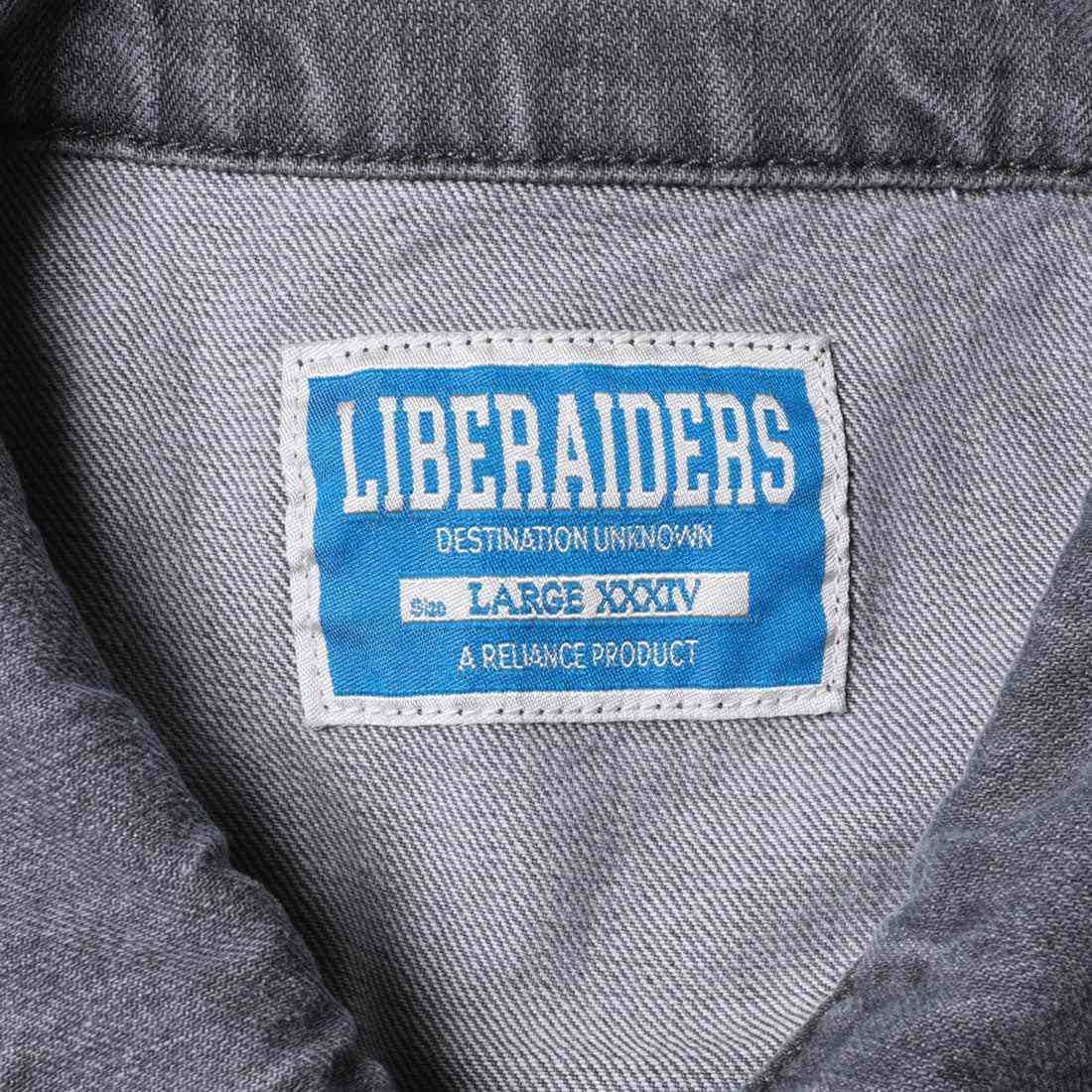 リベレイダース Liberaiders デニム コンバット ジャケット(DENIM COMBAT JACKET) (BLACK) BLACK