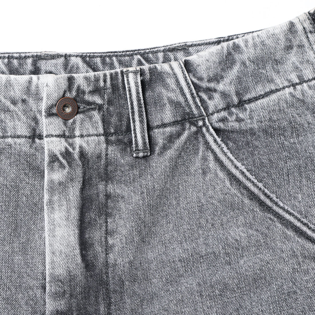 リベレイダース Liberaiders ダメージド デニム サルエル パンツ(DAMAGED DENIM SARROUEL PANTS) (BLACK) BLACK
