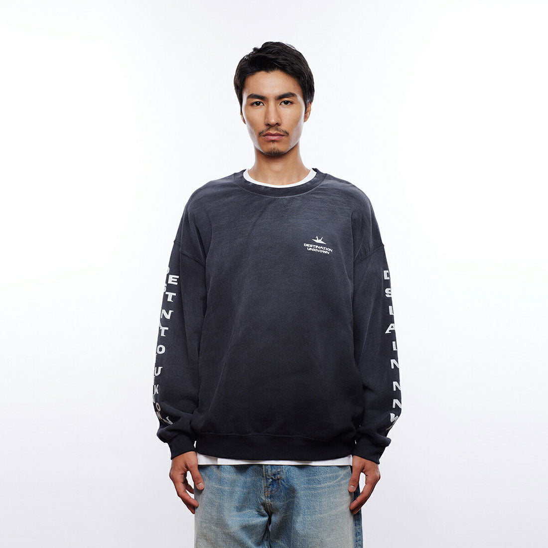 リベレイダース Liberaiders Liberaiders VINTAGE WASH CREWNECK(リベレイダース ヴィンテージウォッシュ クルーネック) (BLACK) BLACK