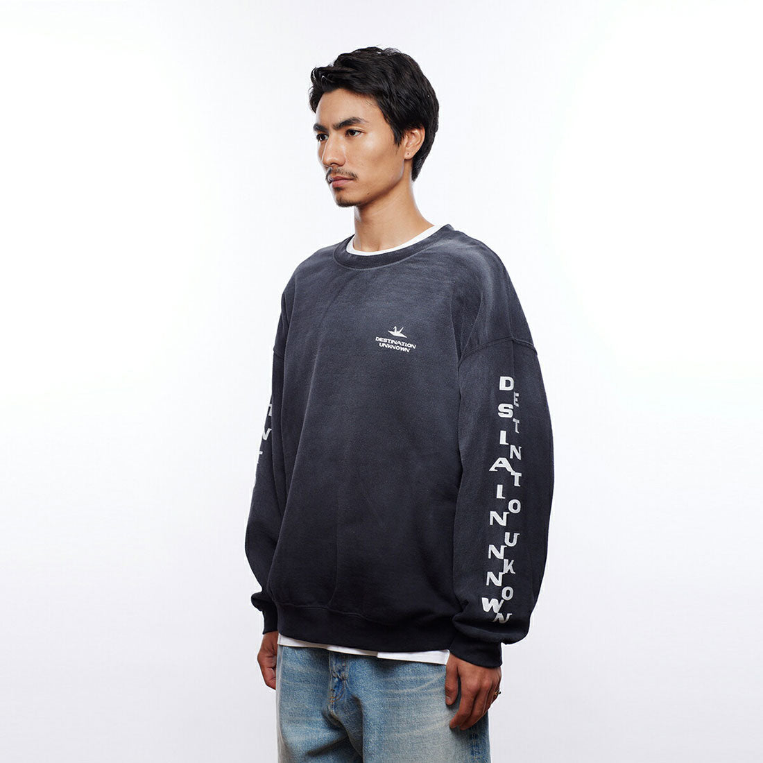 リベレイダース Liberaiders Liberaiders VINTAGE WASH CREWNECK(リベレイダース ヴィンテージウォッシュ クルーネック) (BLACK) BLACK
