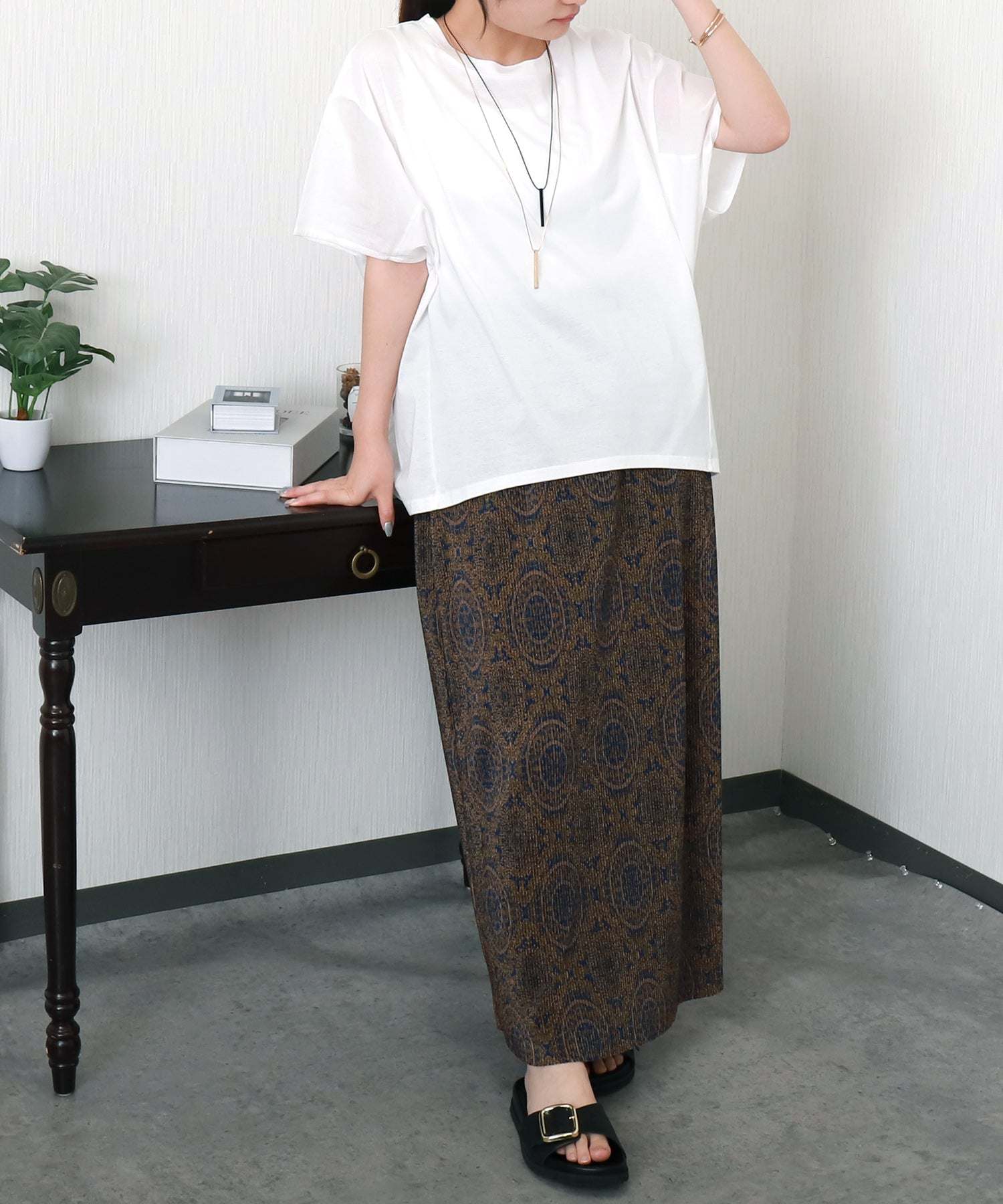 リベル モア libelle more 〈接触冷感〉バイオシルケット肩切替ドルマンプルオーバー (クロ) クロ