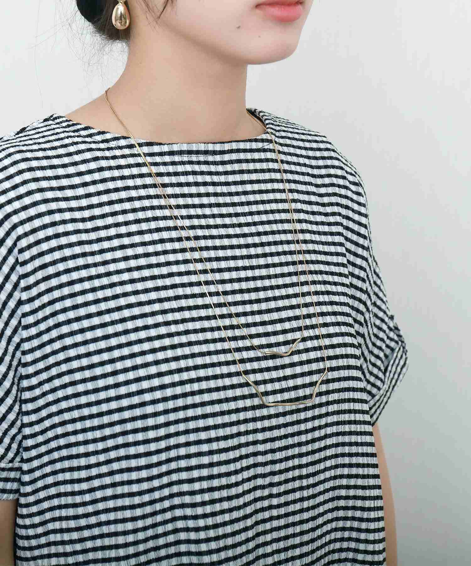 リベル モア libelle more シャーリングバックフレアトップス (クロ) クロ