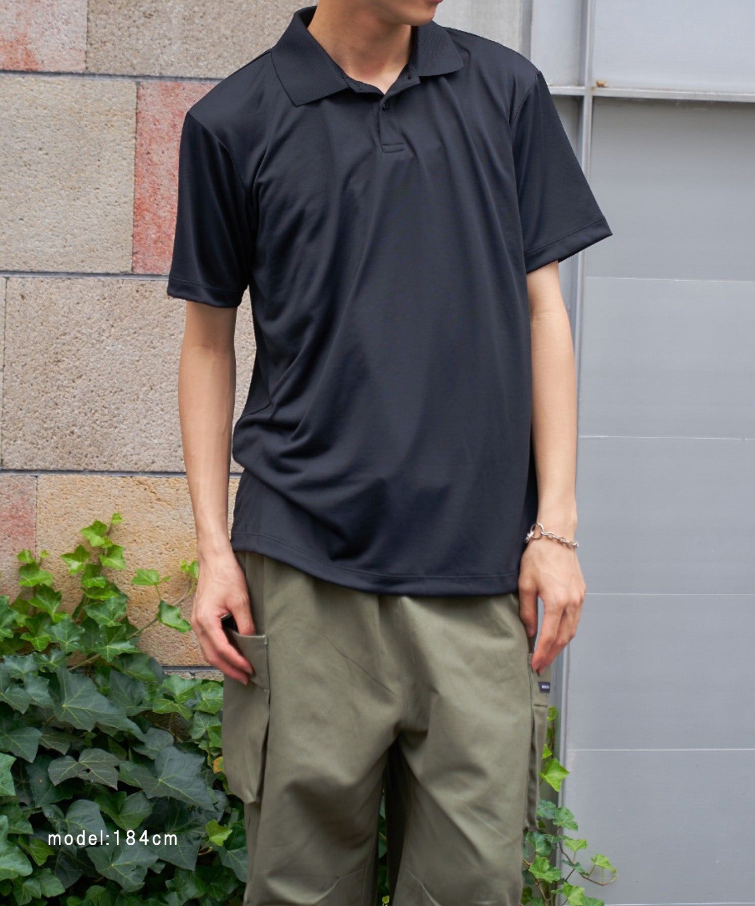 ライフマックス LIFEMAX 【LIFEMAX】5.6オンスリサイクルポリエステルポロシャツ(ポリジン加工) MS3124 (ブラック) ブラック