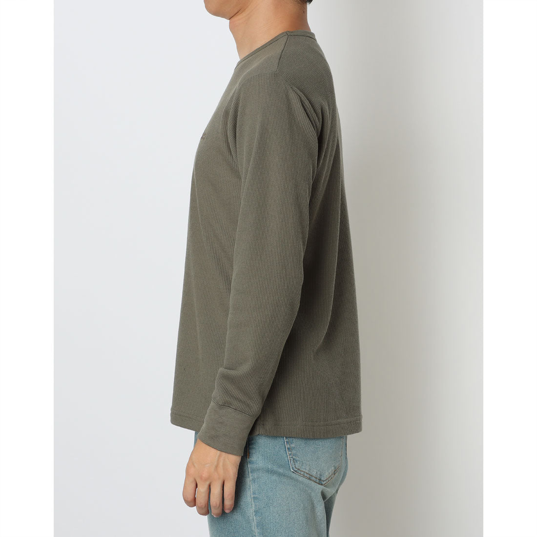 ロゴス LOGOS 長袖丸首インナーTシャツ (グリーン) グリーン