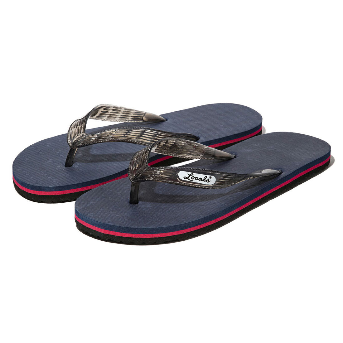 ローカルズ Locals LOCALS STRIPE SLIPPA(ローカルズ ストライプ スリッパ) (NAVY) NAVY