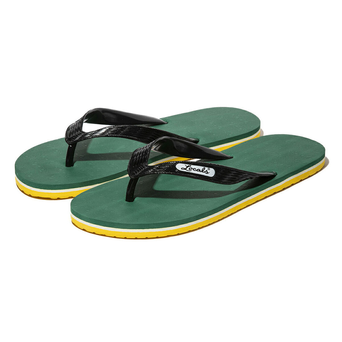 ローカルズ Locals LOCALS STRIPE SLIPPA(ローカルズ ストライプ スリッパ) (GREEN) GREEN