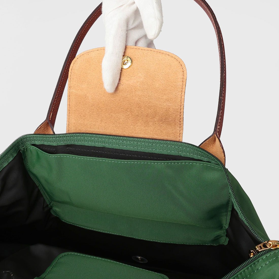 ロンシャン LONGCHAMP トートバッグ ル プリアージュ オリジナル ショルダーバッグ Mサイズ 2605 089 P95 BRITISH GREEN (ブリティッシュグリーン) ブリティッシュグリーン