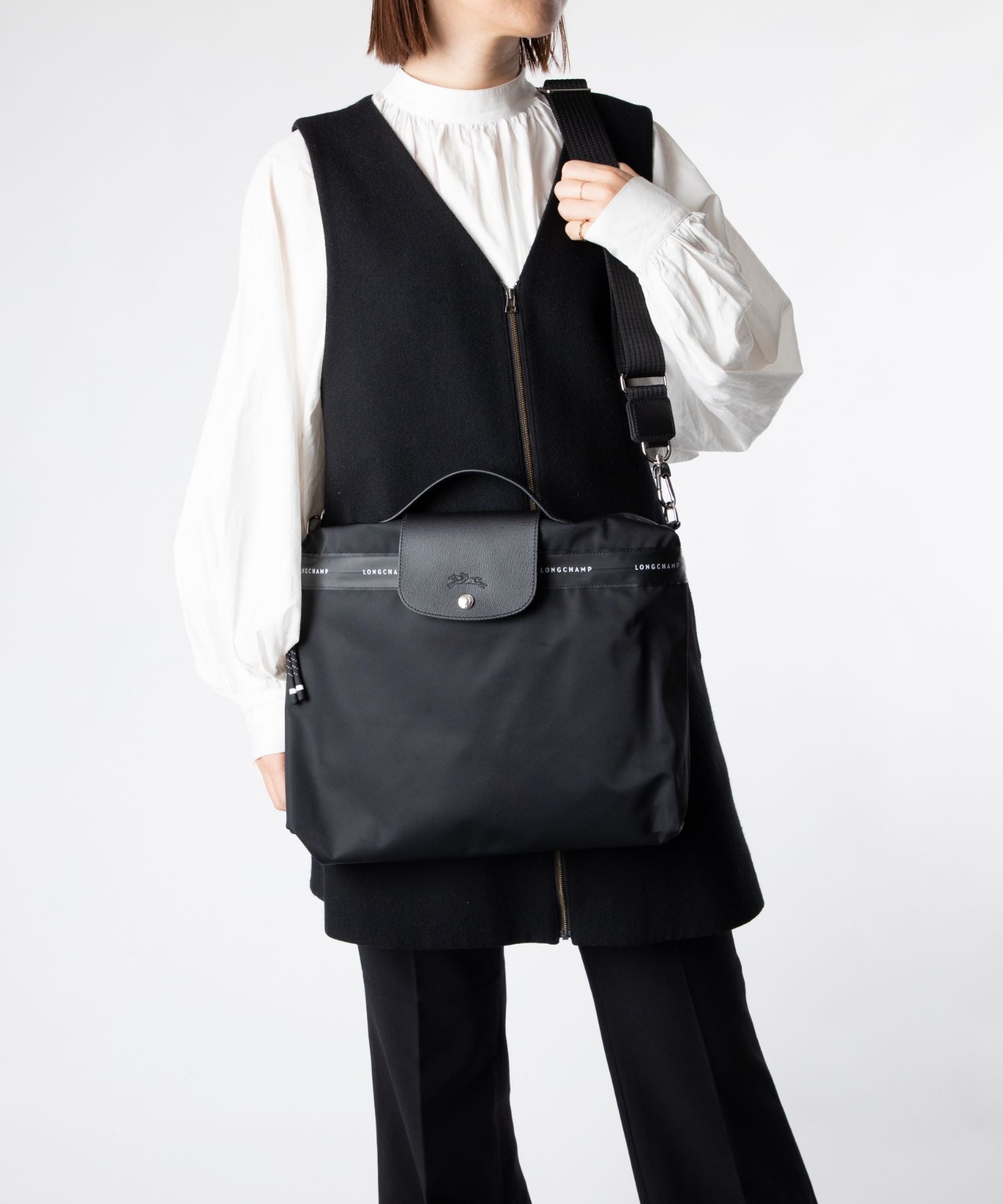ロンシャン LONGCHAMP ロンシャン LONGCHAMP Le Pliage Energy ル プリアージュ エナジー Document holder ブリーフケース 10321 HSR ショルダーバッグ (カーキ(892)) カーキ(892)