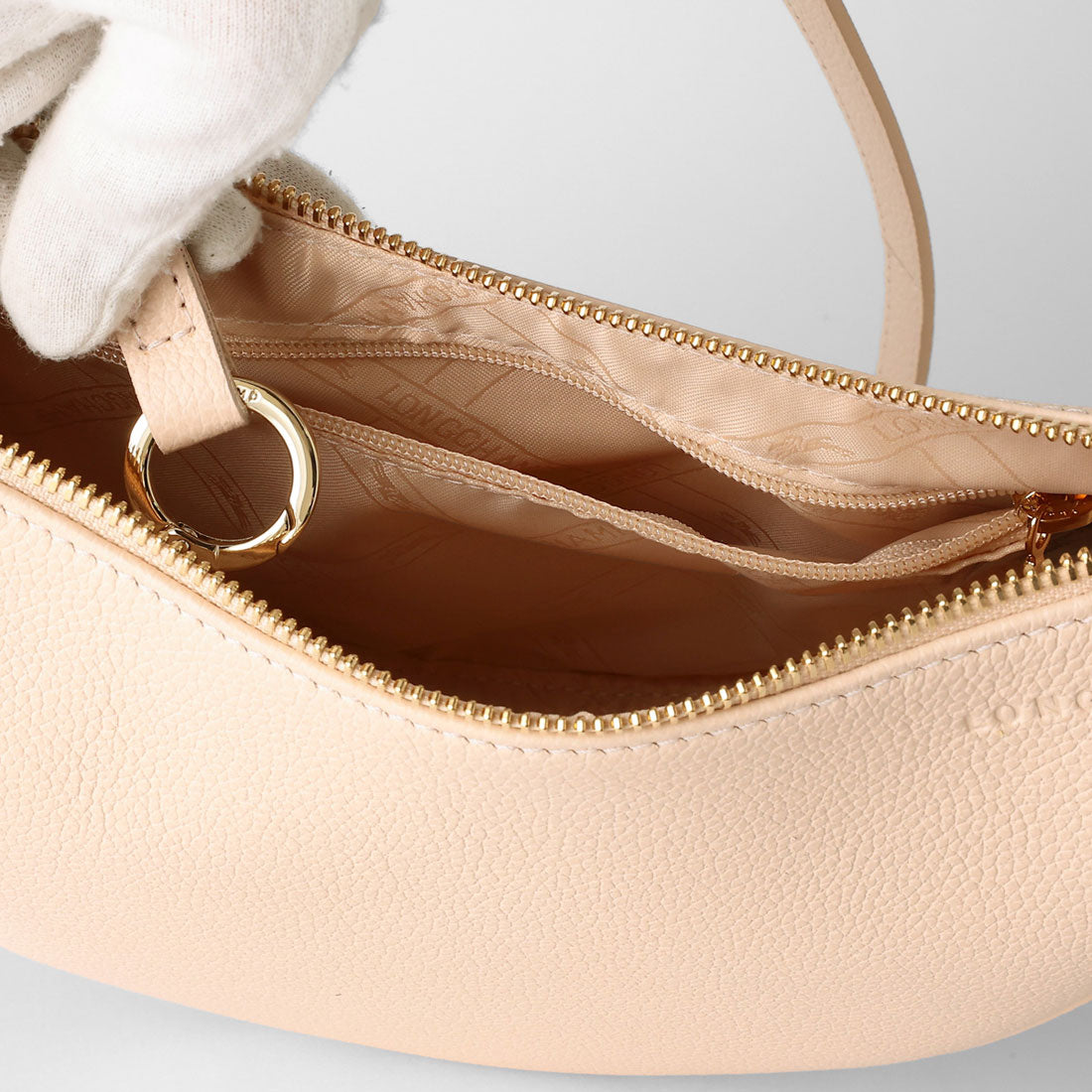 ロンシャン LONGCHAMP ショルダーバッグ ルフローネ S クロスボディバッグ 10337 021 407 （クリーム） クリーム