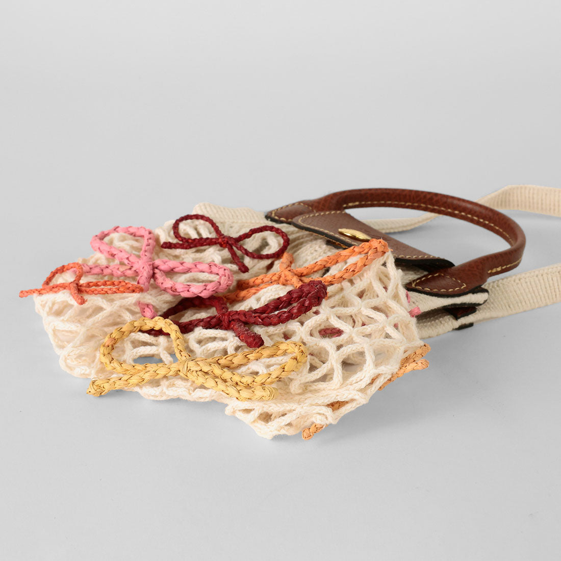 ロンシャン LONGCHAMP ショルダーバッグ ル プリアージュ フィレ メッシュバッグ XSサイズ 10139 HJB 037 (エクリュ) エクリュ