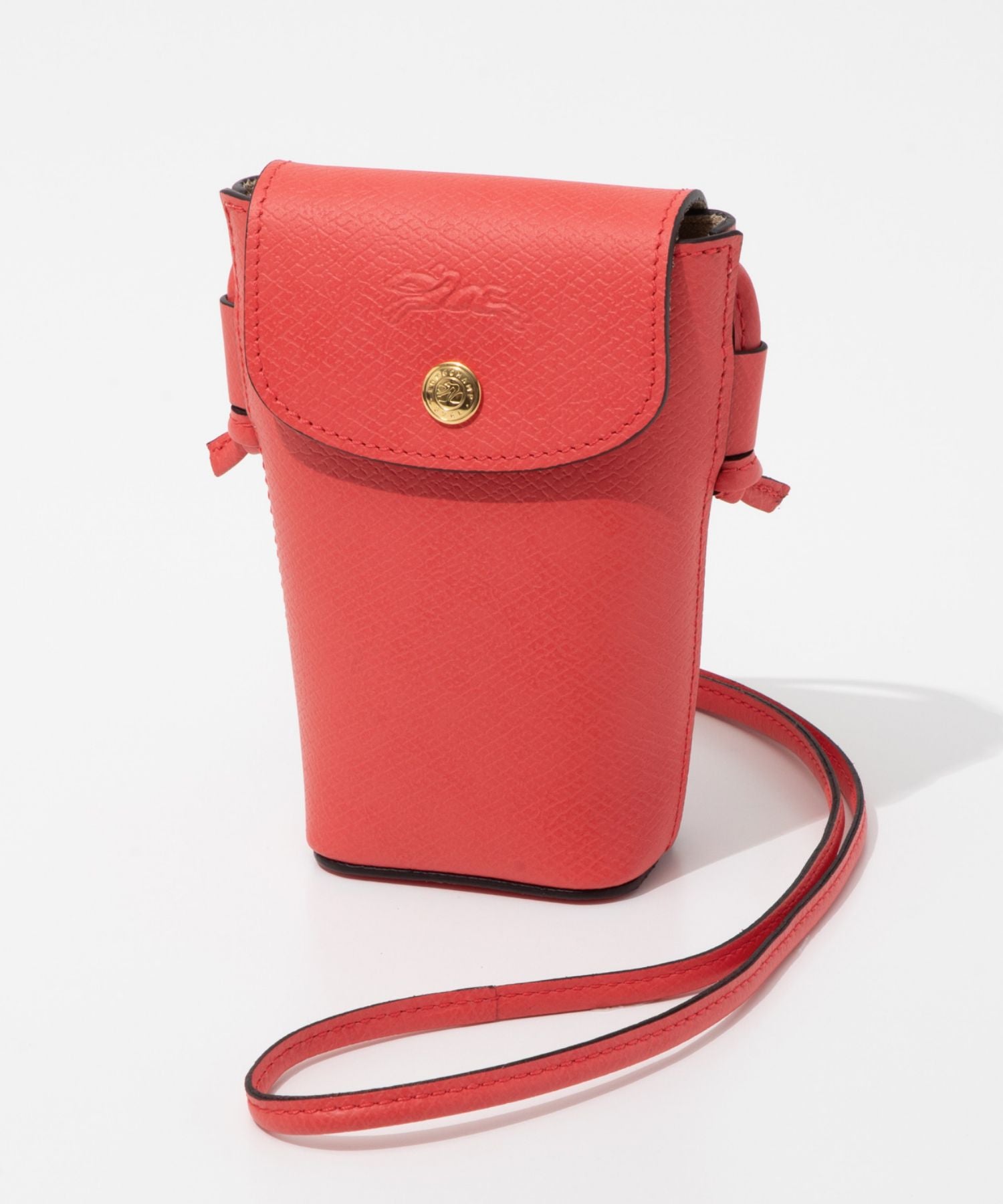 バッグ LONGCHAMP Epure Phone case leather lace LONGCHAMP LONGCHAMP Epure Phone case with leather lace smartphone case