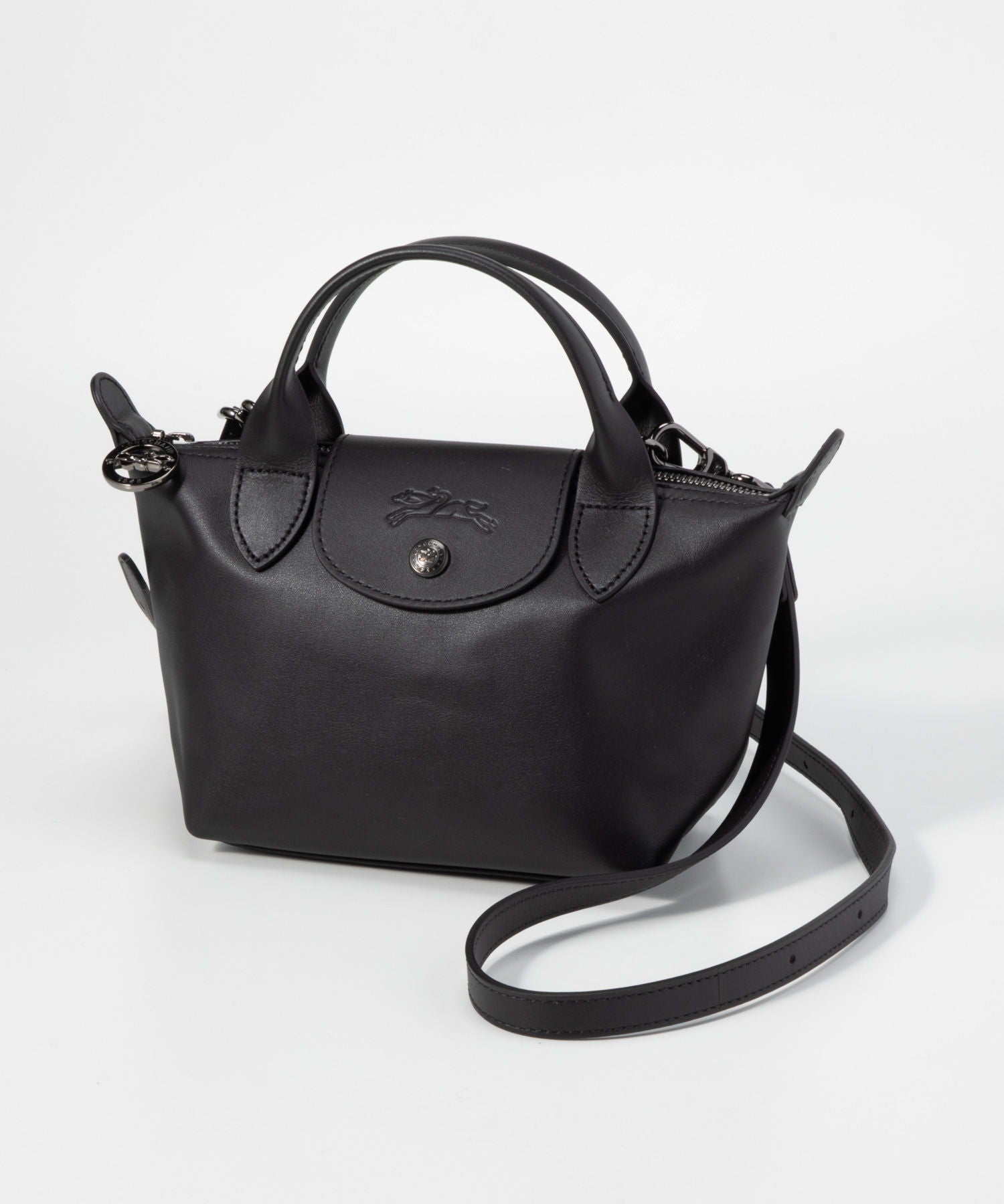 ロンシャン LONGCHAMP LE PLIAGE XTRA 1500 987 ショルダーバッグ レディース バッグ ハンドバッグ XSサイズ 2way (ブラック) ブラック
