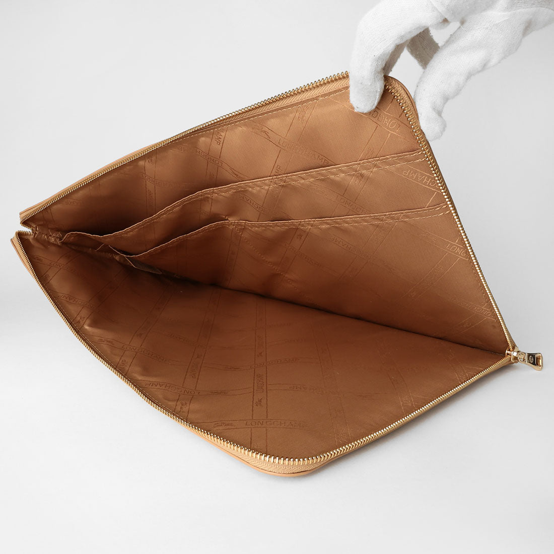 ロンシャン LONGCHAMP ポーチ ル フローネ ラップトップケース 30052 021 (ビスキュイ(M13)) ビスキュイ(M13)