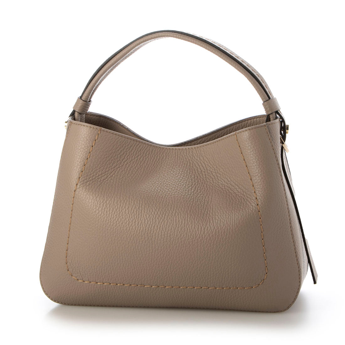 ロリステッラ LORISTELLA シュリンクレザーハンドバッグ,ベージュ