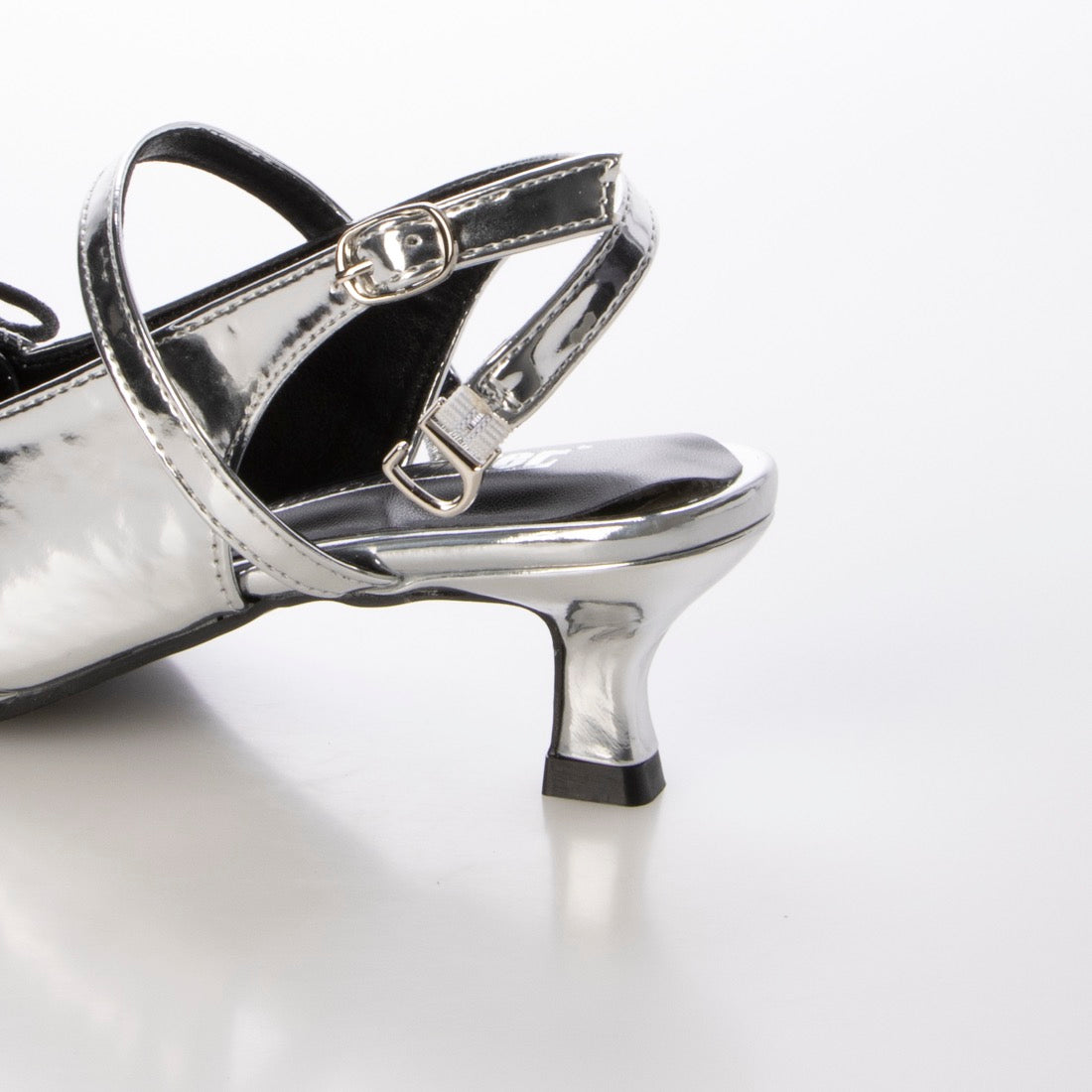 ラブハンター LoveHunter レースアップスリングバックパンプス / 2241 (シルバー) シルバー