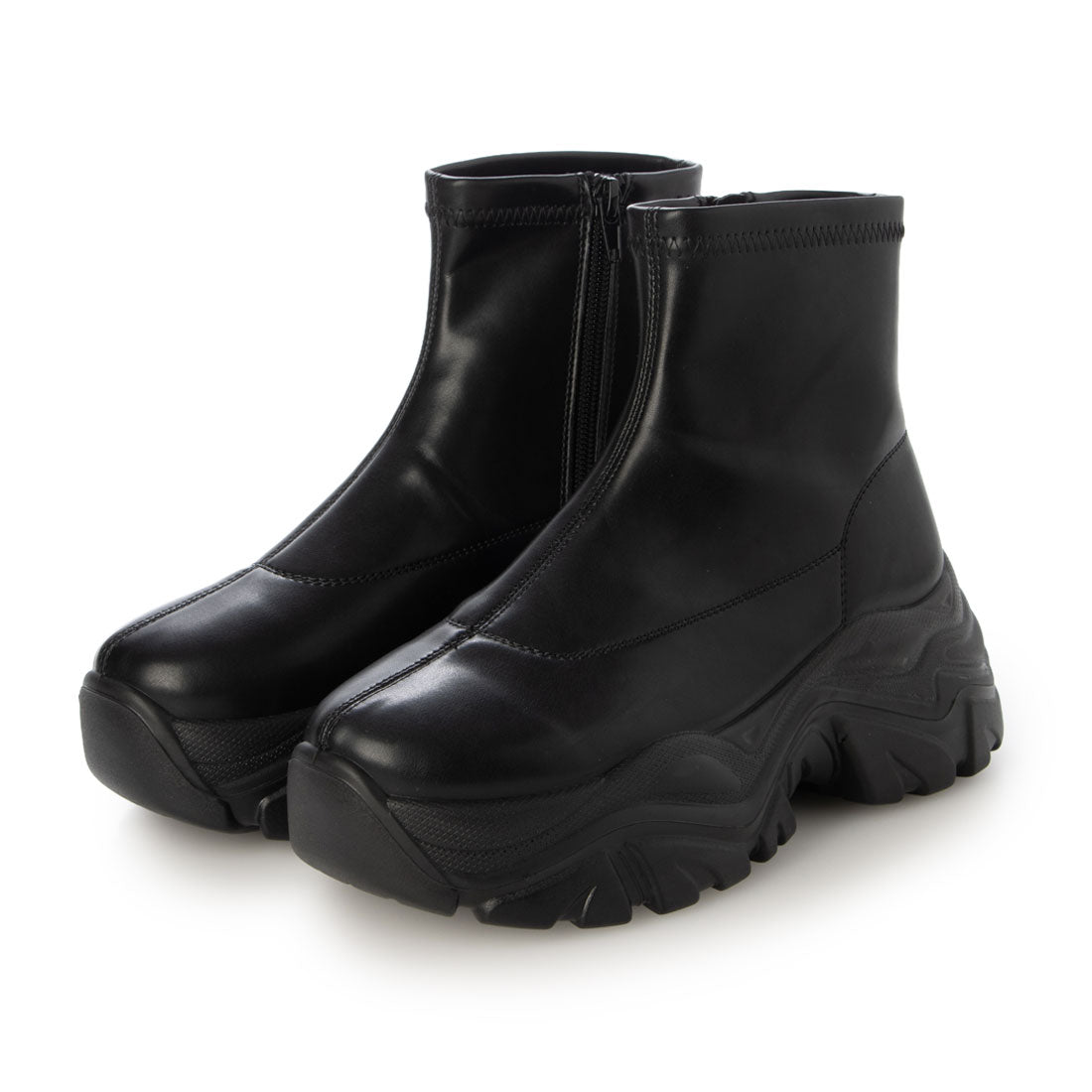 ラブハンター LoveHunter オフィス カジュアル セットアップ ストレッチスニーカーブーツ / 2221 (オールブラック) オールブラック