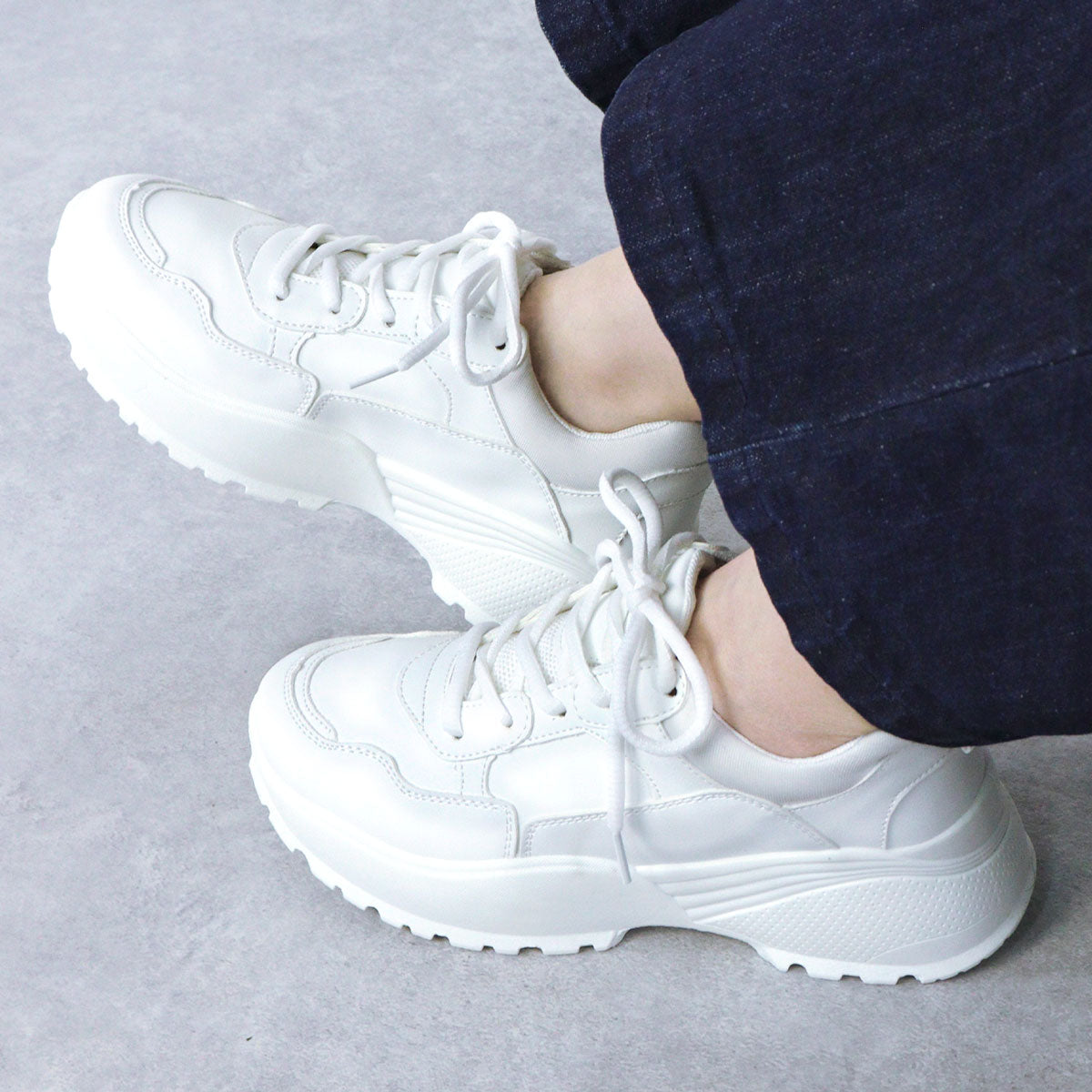 SFW ラブハンター LoveHunter 厚底 ダッドレースアップスニーカー/1536