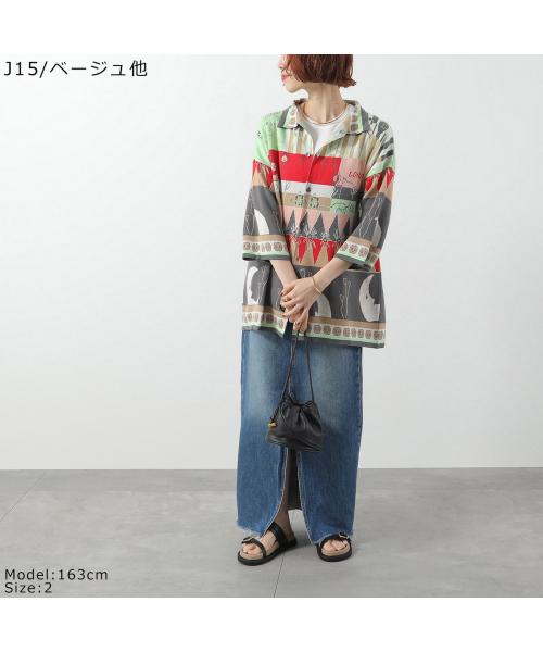 LONGO ニット S022106L コットン 七分袖 (J29/ブルー他) J29/ブルー他