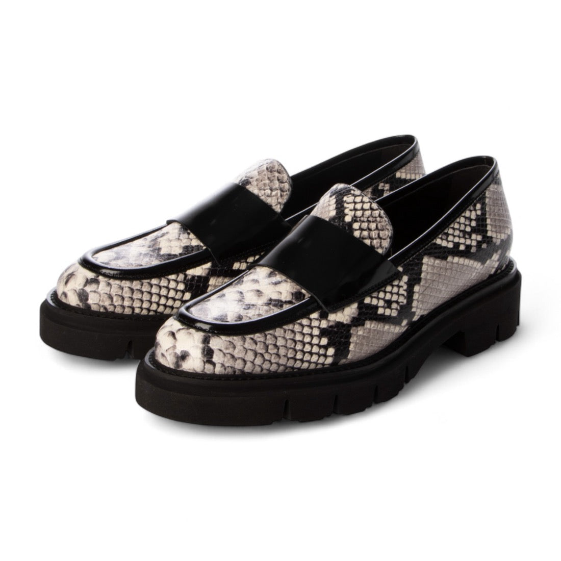 ルカ グロッシ Luca Grossi タンクソールローファー (ナチュラルコンビ) ナチュラルコンビ