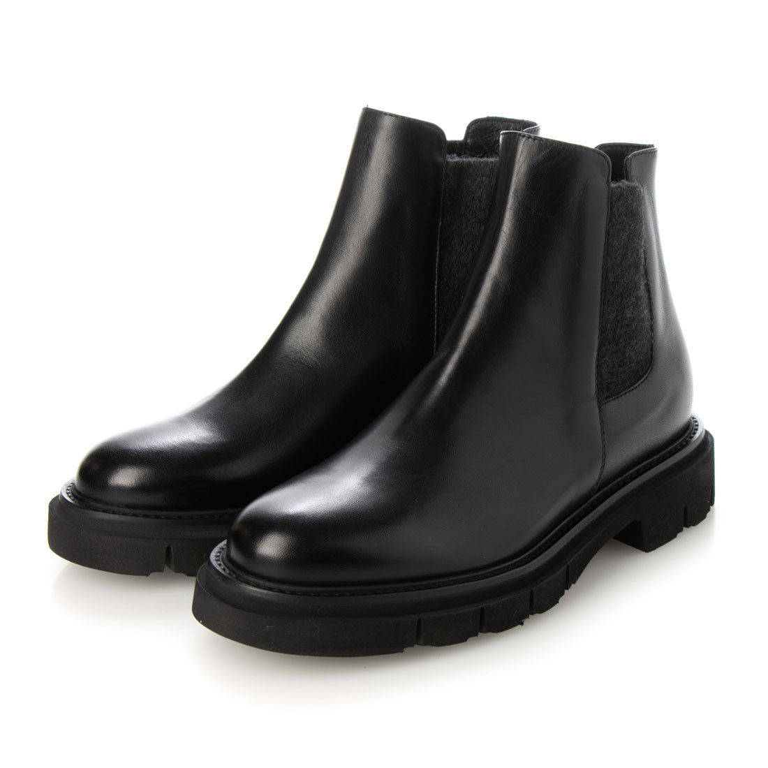 ルカ グロッシ Luca Grossi 異素材ショートブーツ