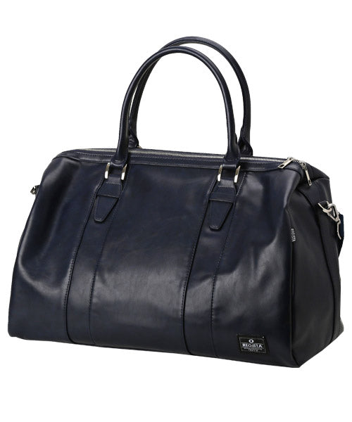 ラグスタイル LUXSTYLE REGiSTAストラップ付きPUレザーボストンバック/ボストンバッグ メンズ PUレザー 旅行バッグ トラベルバッグ 25L