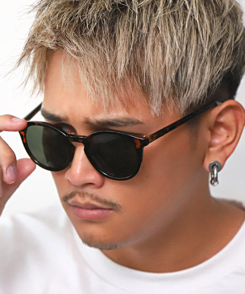 ラグスタイル LUXSTYLE ボストンサングラス/サングラス メンズ レディース ボストン 黒縁 アイウェア グラサン UVカット 紫外線対策