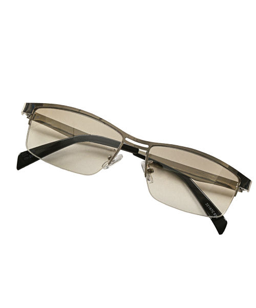 ラグスタイル LUXSTYLE スクエアミラーサングラス/サングラス メンズ レディース グラサン スクエア ミラー (Aガンメタル×スモーク) Aガンメタル×スモーク