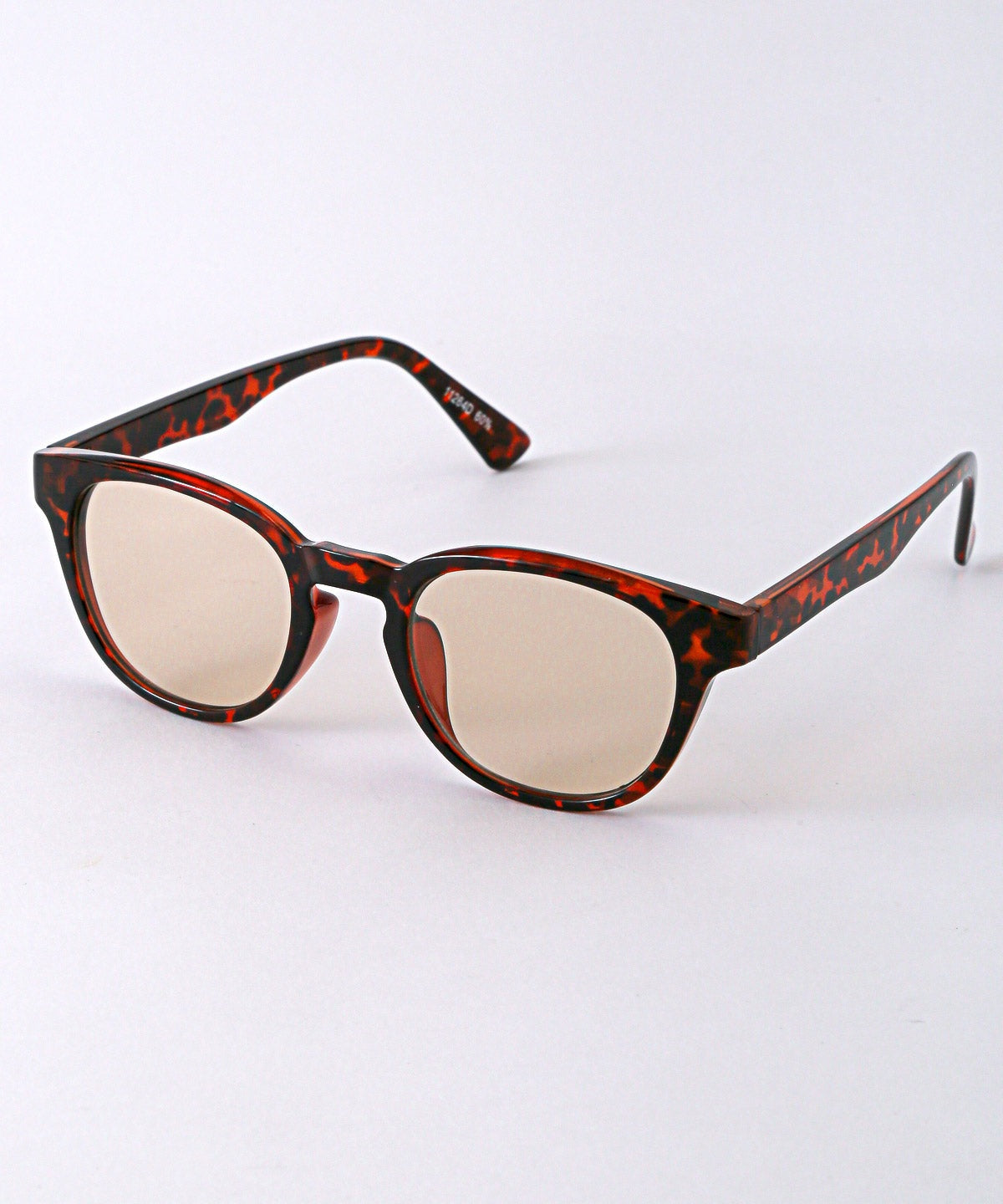 ラグスタイル LUXSTYLE UVカットウェリントンサングラス/サングラス ウェリントン メンズ レディース 男女兼用 UVカット 黒縁 デミ柄 べっ甲柄