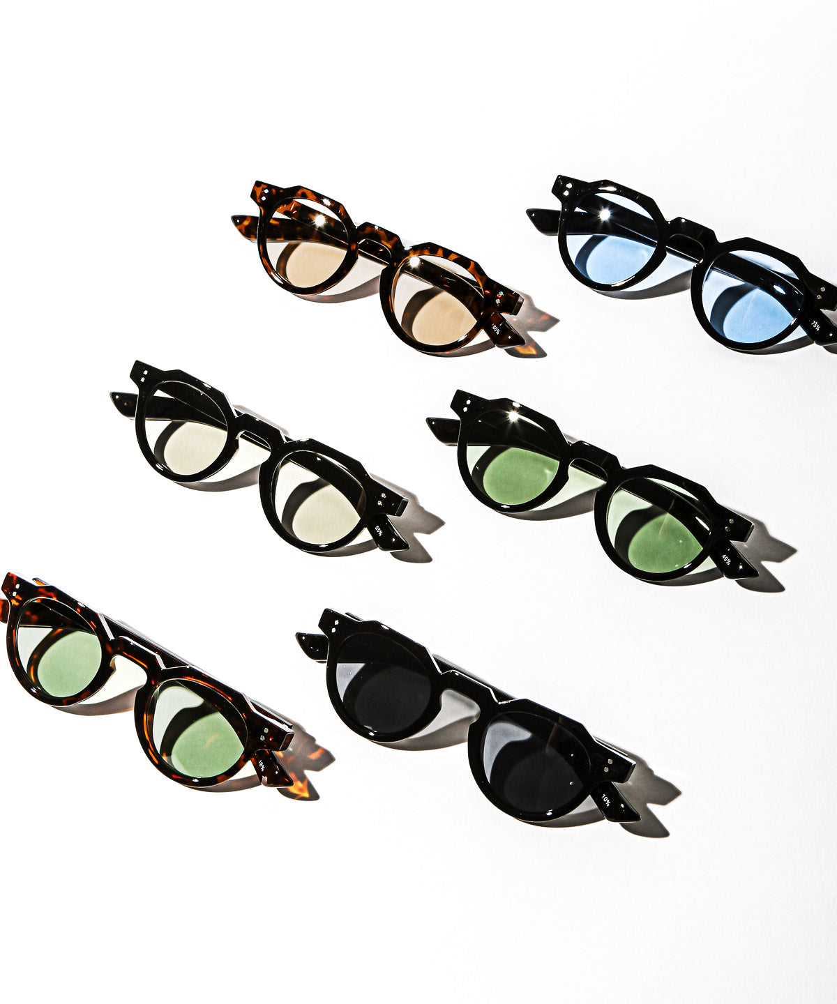 LUXSTYLE UV Cut Boston Sunglasses / Sunglasses Boston Men Women Unisex UV Cut Black Frame Demi Pattern Tortoiseshell Pattern