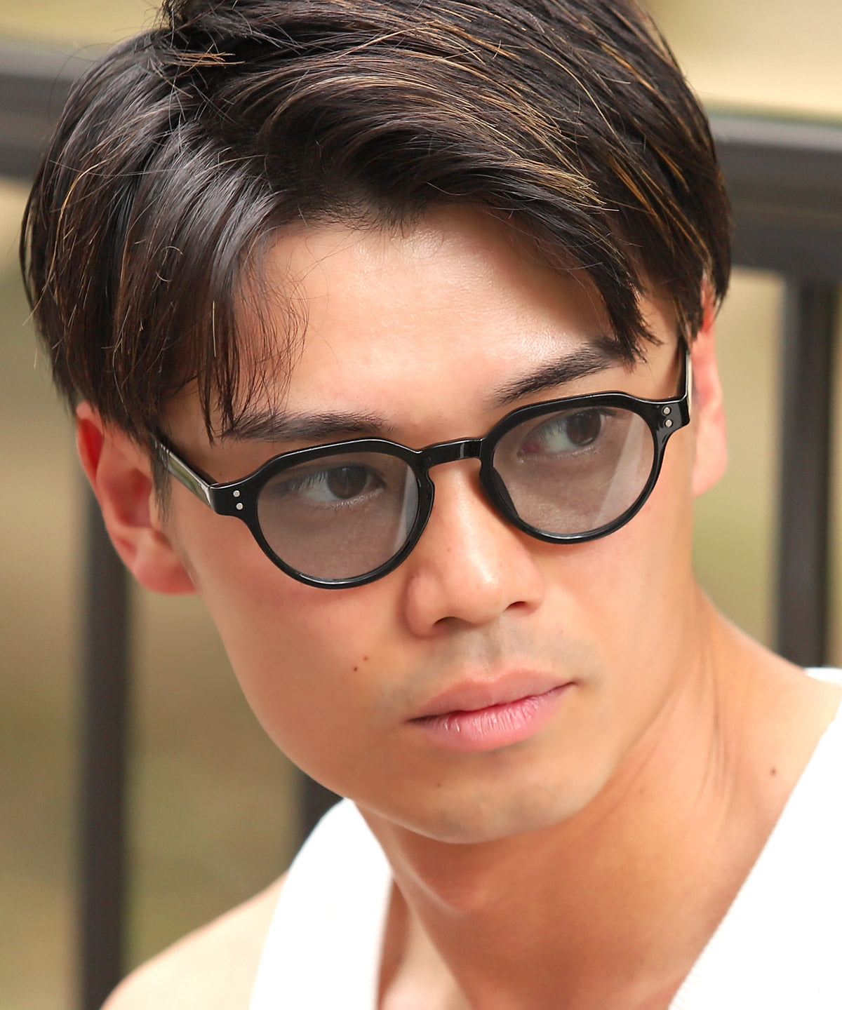 ラグスタイル LUXSTYLE UVカットボストンサングラス/サングラス ボストン メンズ レディース ユニセックス 夏 アイウェア UVカット 紫外線対策