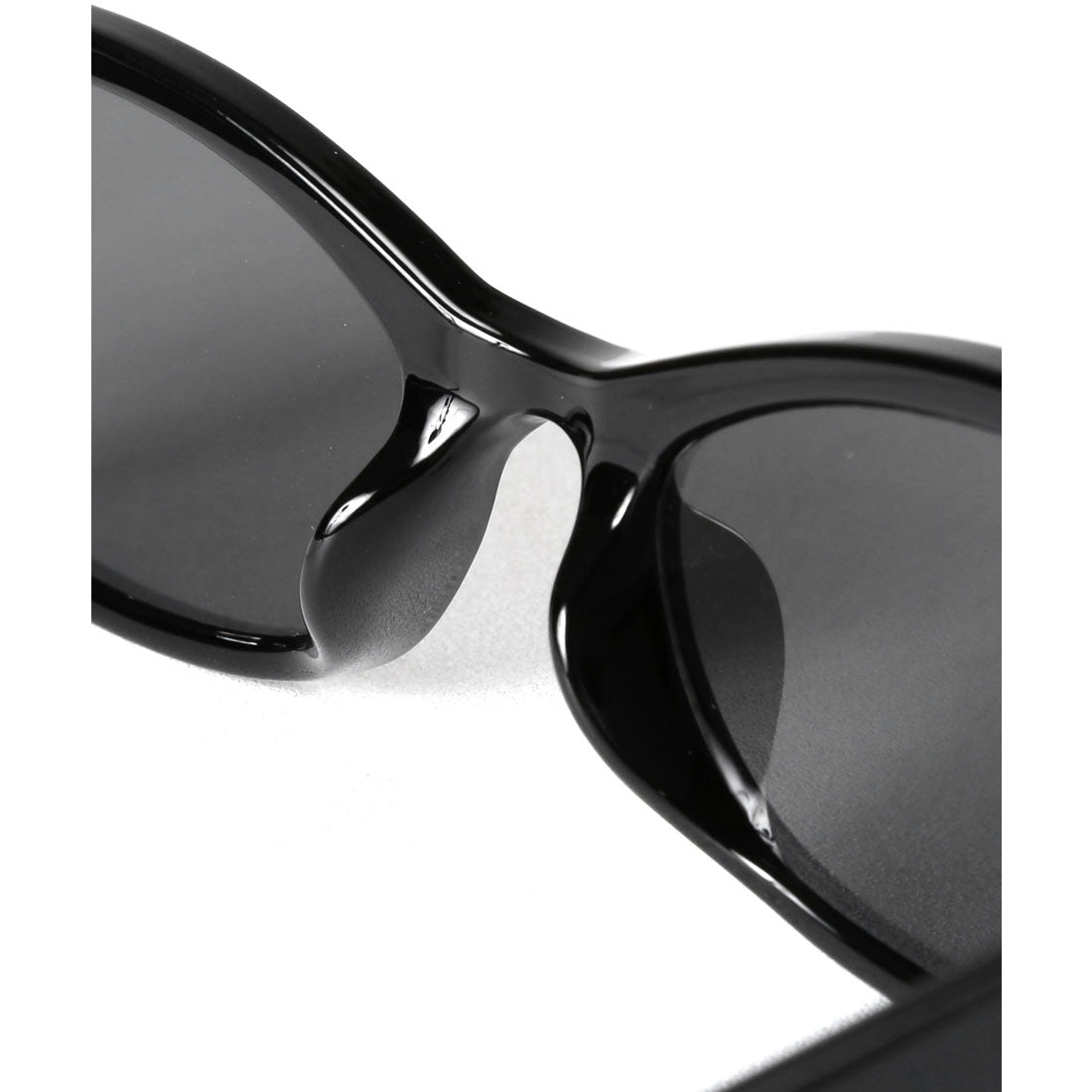 ラグスタイル LUXSTYLE オーバルサングラス/ユニセックス UVカット 紫外線カット オーバルサングラス 度なし 小顔 丸 楕円 紫外線対策 (クリアホワイト×ライトブラウン) クリアホワイト×ライトブラウン