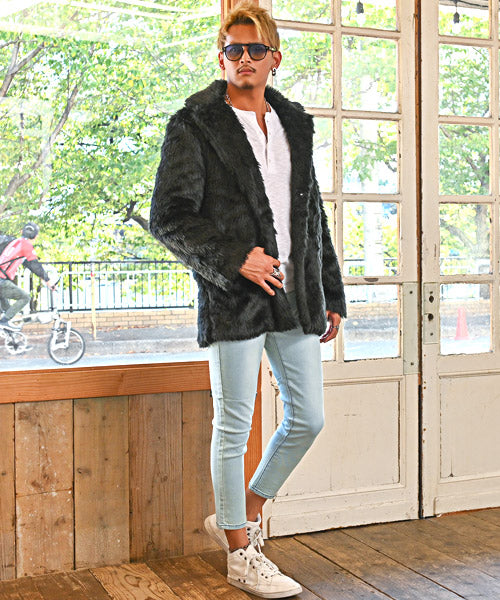 ラグスタイル LUXSTYLE スーパーストレッチスキニーデニムアンクルパンツ/アンクルパンツ メンズ クロップドパンツ スキニー デニム パンツ ストレッチ