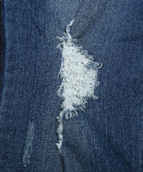 ラグスタイル LUXSTYLE サイドラインスーパーストレッチスキニーデニムアンクルパンツ/スキニー デニム アンクル メンズ ストレッチ サイドライン ダメージ