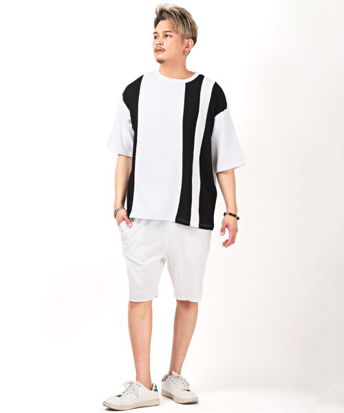 ラグスタイル LUXSTYLE カットオフ裏毛スウェットイージーショーツ/ショートパンツ メンズ スウェット イージーパンツ カットオフ