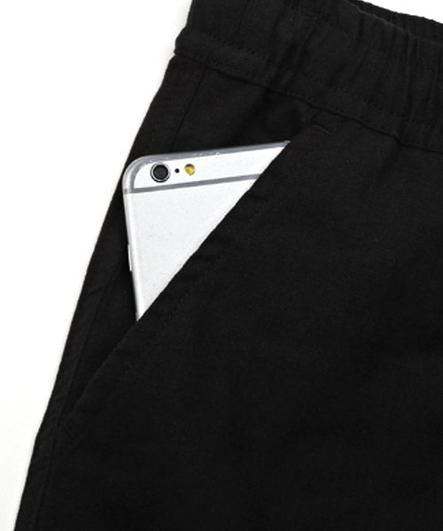 ラグスタイル LUXSTYLE 綿麻クロップドジョガーパンツ/ジョガーパンツ メンズ 綿麻 リネン クロップド丈 7分丈