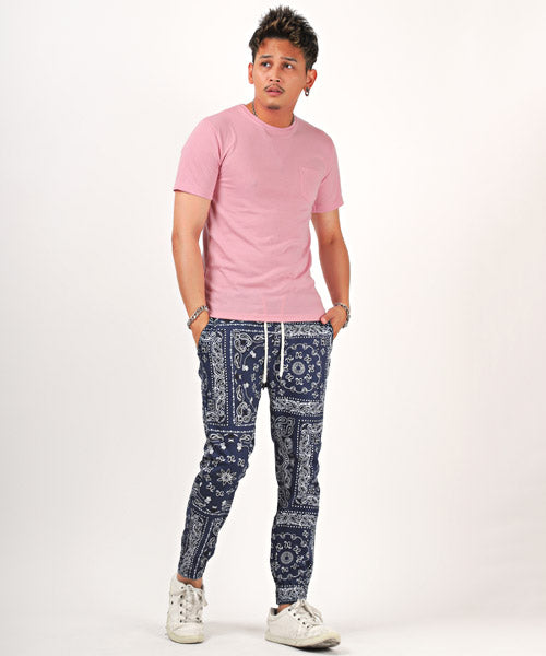 ラグスタイル LUXSTYLE 無地ポケット付きクルーネック半袖Tシャツ/Tシャツ メンズ 半袖 レディース ポケット 無地 ポケT