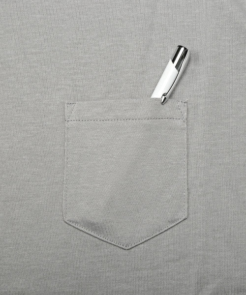 ラグスタイル LUXSTYLE 無地ポケット付きクルーネック半袖Tシャツ/Tシャツ メンズ 半袖 レディース ポケット 無地 ポケT