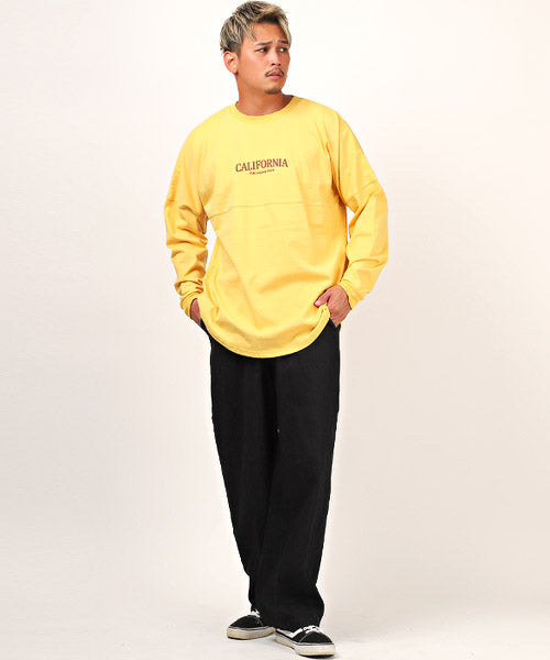 ラグスタイル LUXSTYLE デニムワイドチノパンツ/チノパンツ デニム ワイドパンツ メンズ イージーパンツ