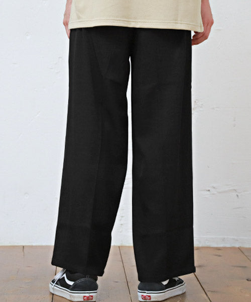 ラグスタイル LUXSTYLE ワイドテーパードパンツ/テーパードパンツ メンズ ワイドパンツ ストレッチ BITTER ビター系