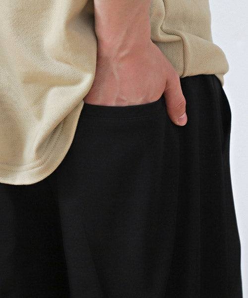 ラグスタイル LUXSTYLE ワイドテーパードパンツ/テーパードパンツ メンズ ワイドパンツ ストレッチ BITTER ビター系