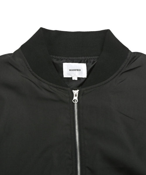 ラグスタイル LUXSTYLE 撥水ドロップショルダーMAー1ジャケット/MAー1 MA1 メンズ ジャケット ブルゾン ナイロン ビッグシルエット (カーキ) カーキ
