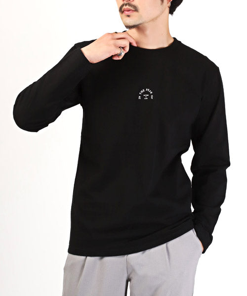 ラグスタイル LUXSTYLE TRAP/UロゴプリントロンT/ロンT メンズ 長袖Tシャツ ロゴ プリント ワンポイント シンプル
