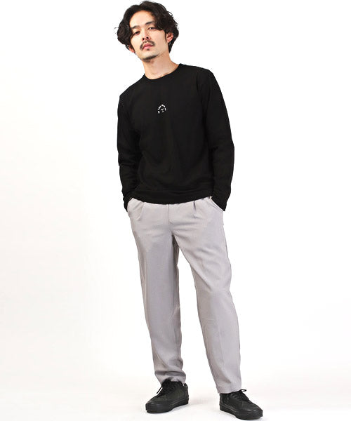 ラグスタイル LUXSTYLE TRAP/UロゴプリントロンT/ロンT メンズ 長袖Tシャツ ロゴ プリント ワンポイント シンプル