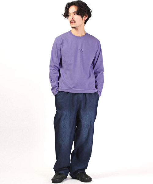 ラグスタイル LUXSTYLE TRAP/UロゴプリントロンT/ロンT メンズ 長袖Tシャツ ロゴ プリント ワンポイント シンプル