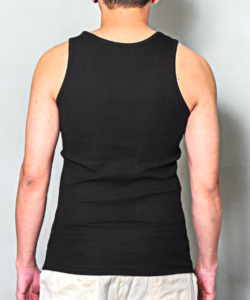 LUXSTYLE Ribbed Tank Top / Tank Top for Men Sleeveless Ribbed Textured Plain Inner Slim